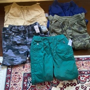 Set of 5 Gap boys lined joggers size S NWT/EUC